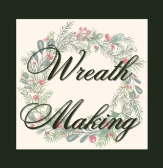 Christmas wreath making workshop at Hucclecote Community Centre